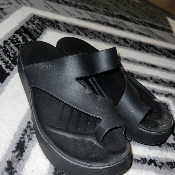 CROCS Black Slide Sandals - Picture 5 of 6